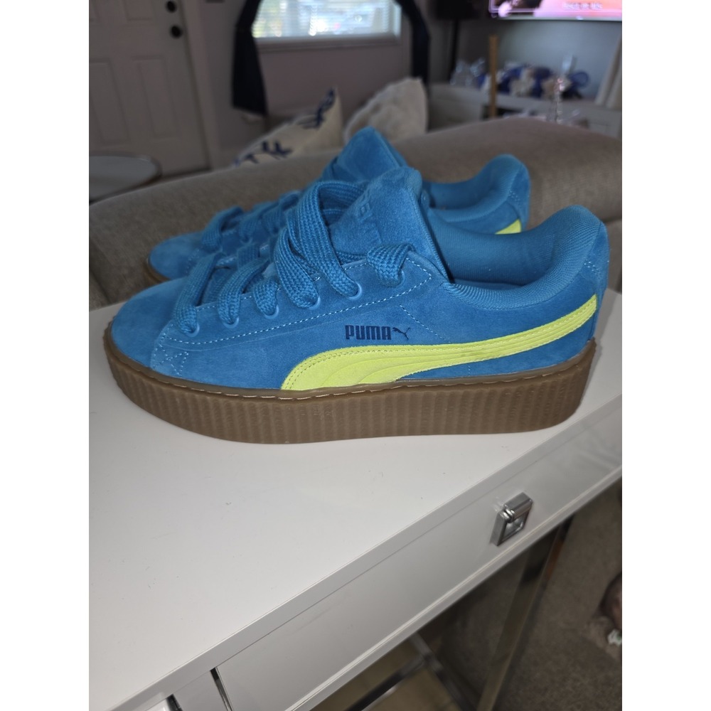 Puma Fenty x Creeper Phatty Speed Blue Lime W Sz 10 In Women's - Picture 4 of 8